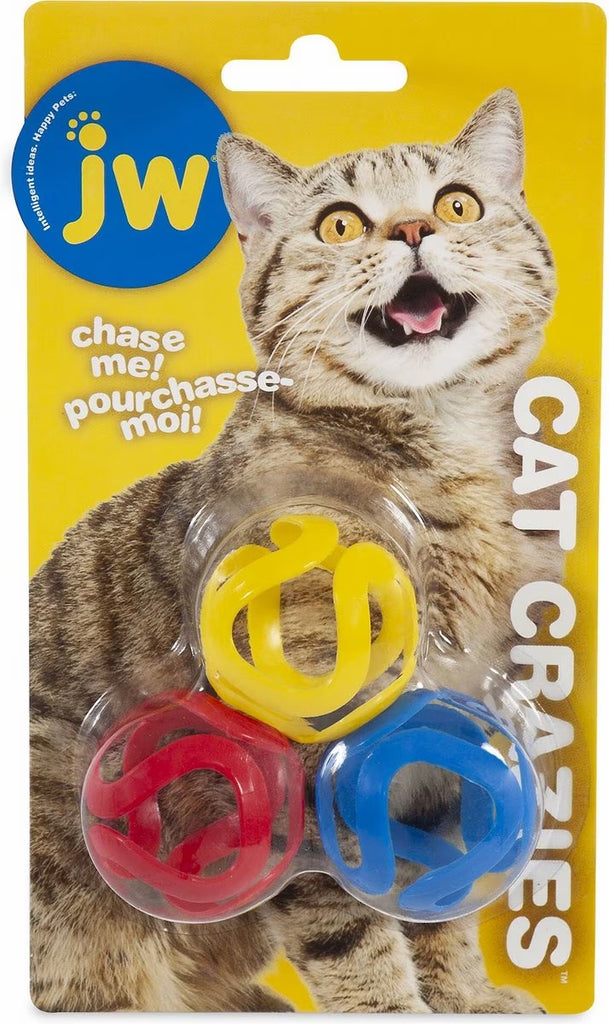 JW® Cat Crazies Cat Toys drives cats crazy with their unique and lightweight design.