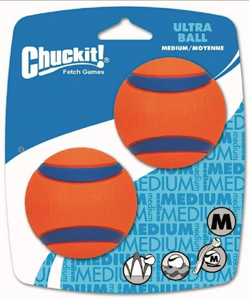 Chuckit! Ultra Balls (Medium) - Durable, Long Lasting, High-Bounce