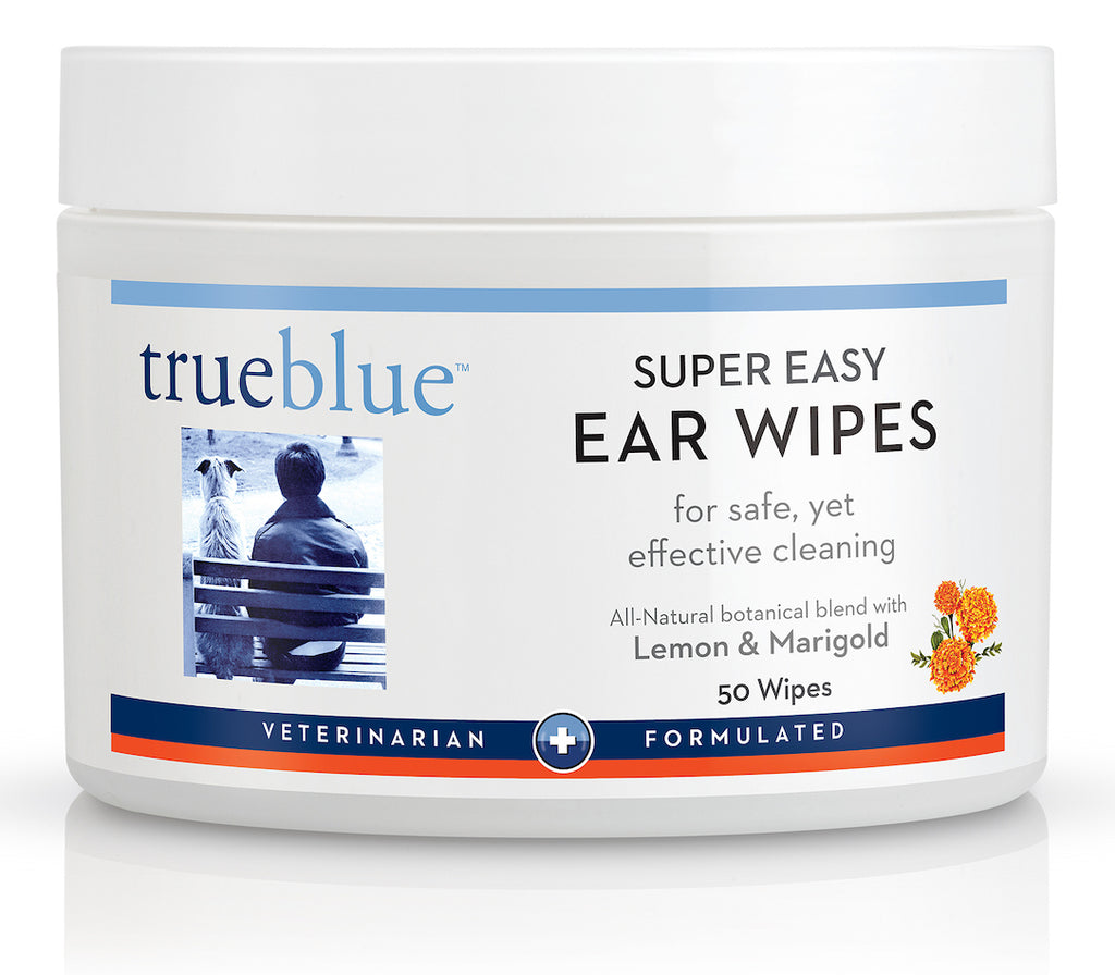 TrueBlue - Super Easy Dog Ear Wipes - 50 pads
