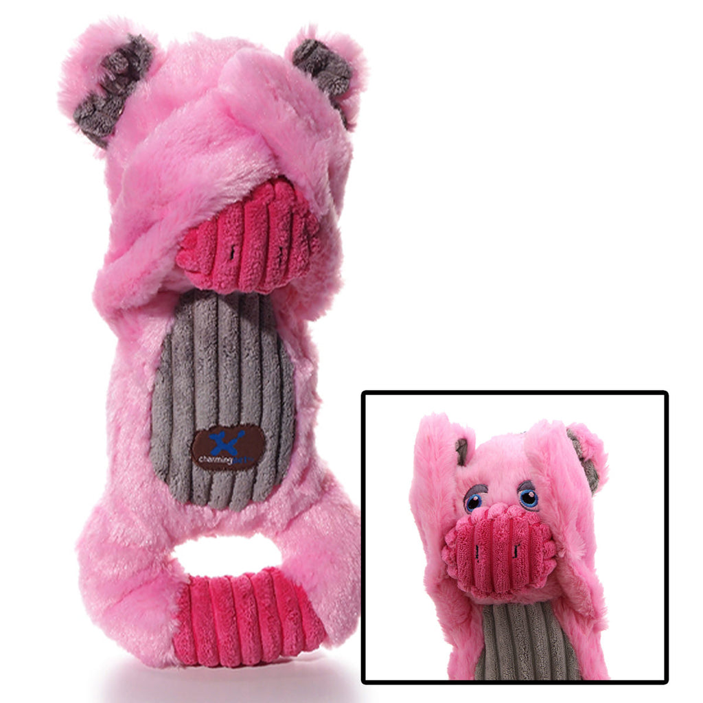 Peek-A-Boos Pig Dog Toy by Charming Pet!