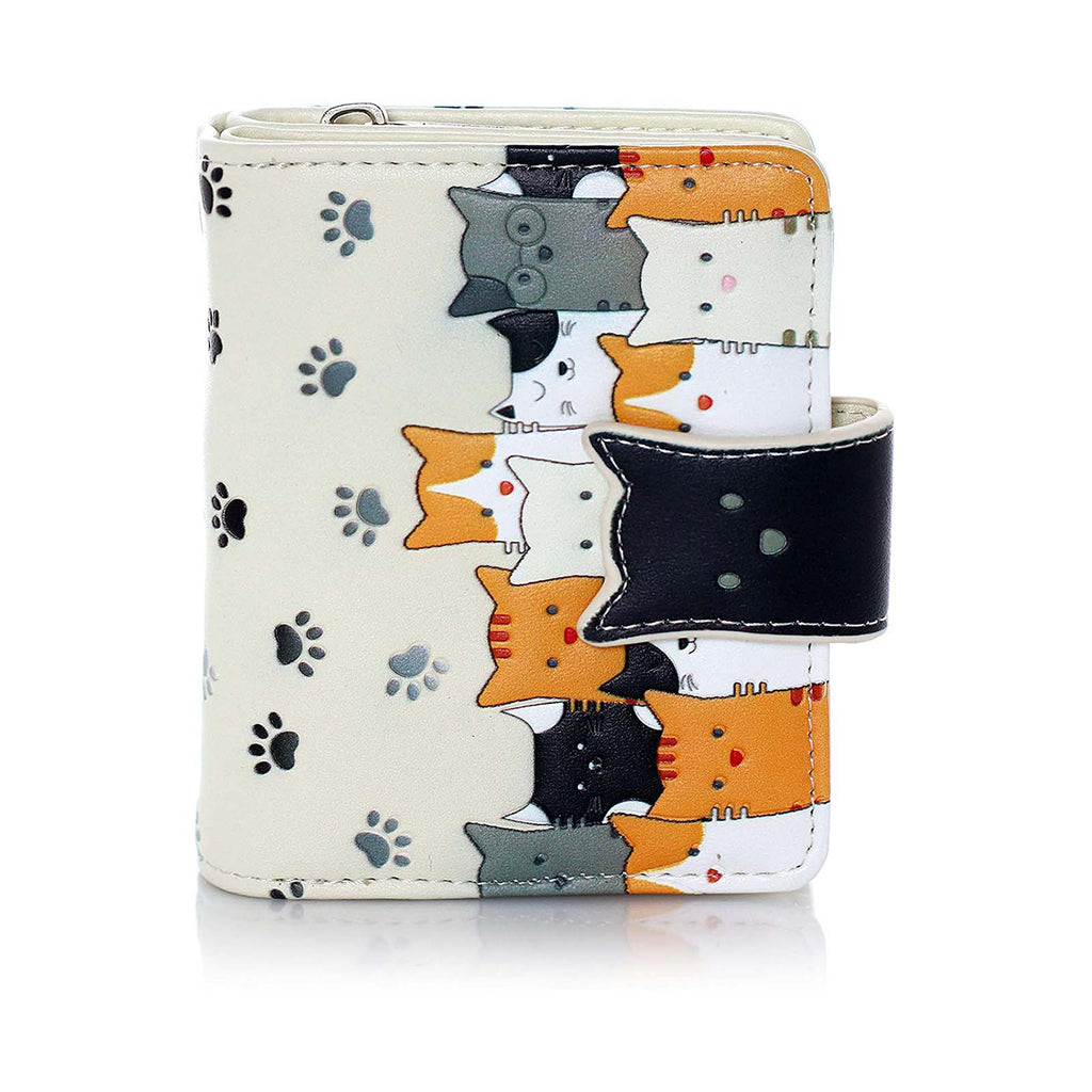 Cat Crowd Wallet Small