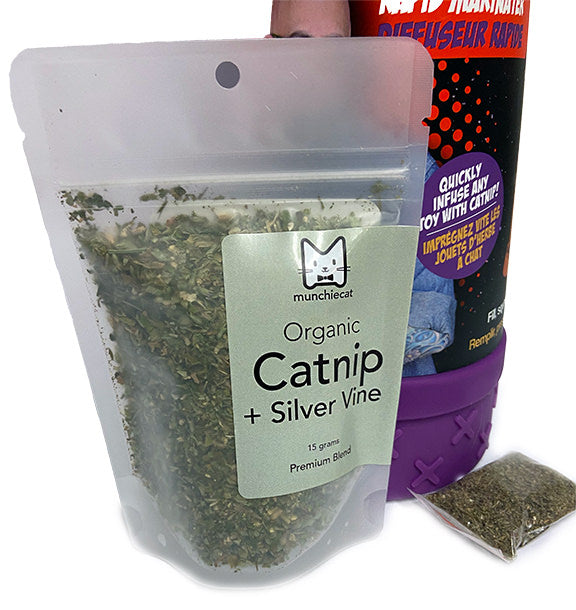 Jackson Galaxy® Rapid Cat Toy Catnip Marinater w/ Silvervine Catnip Blend