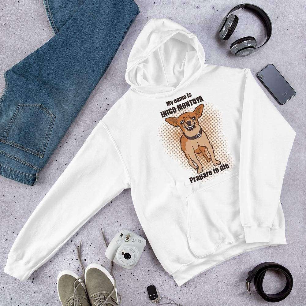 My Name Is Inigo Montoya Chihuahua Dog Graphic Pullover Hoodie Sweatshirt PetDesignz Unisex men women