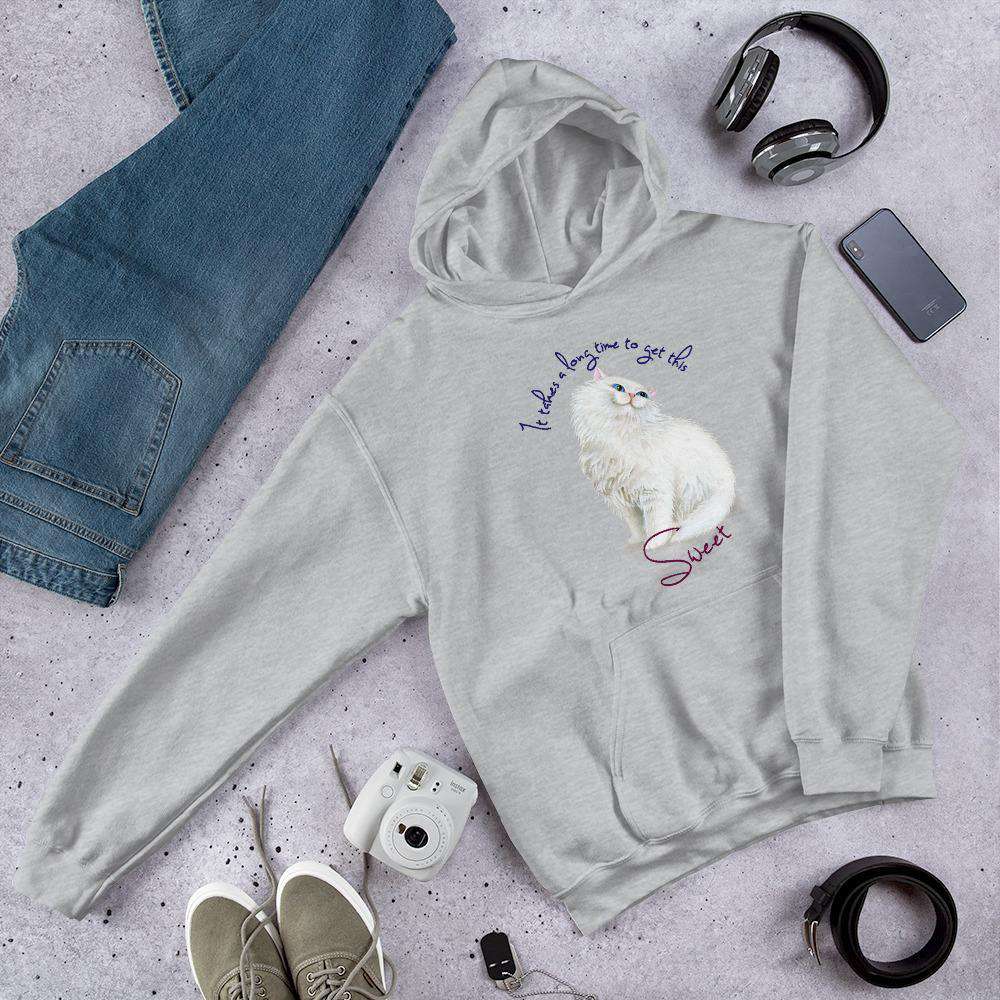 It takes a long time to Get This Sweet Cat Graphic Pullover Hoodie Sweatshirt Cat PetDesignz Unisex men women