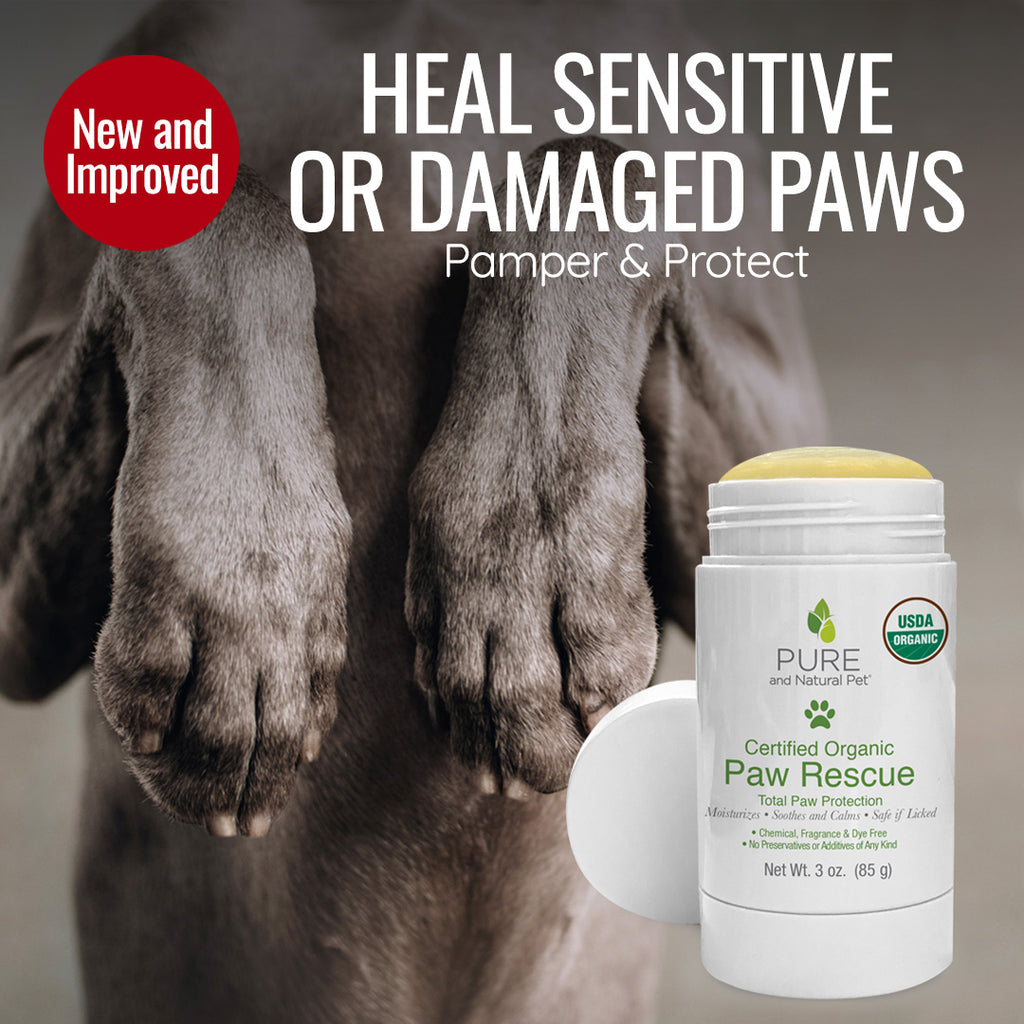 Restore paw pads damaged by snow, ice, heat, or rough terrain