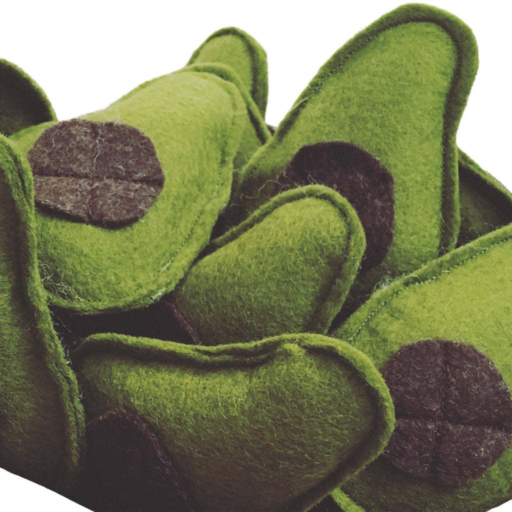 Avogatto Cat Toy - Organic catnip Stuffed Woolen Avocado