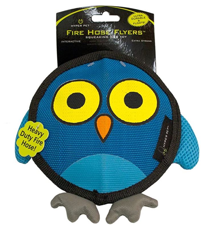 Fire Hose Flyer Dog Toy (Ladybug or Owl)