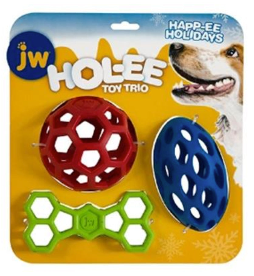 JW® Hol-ee Dog Toy Trio - Designed For Small Dogs