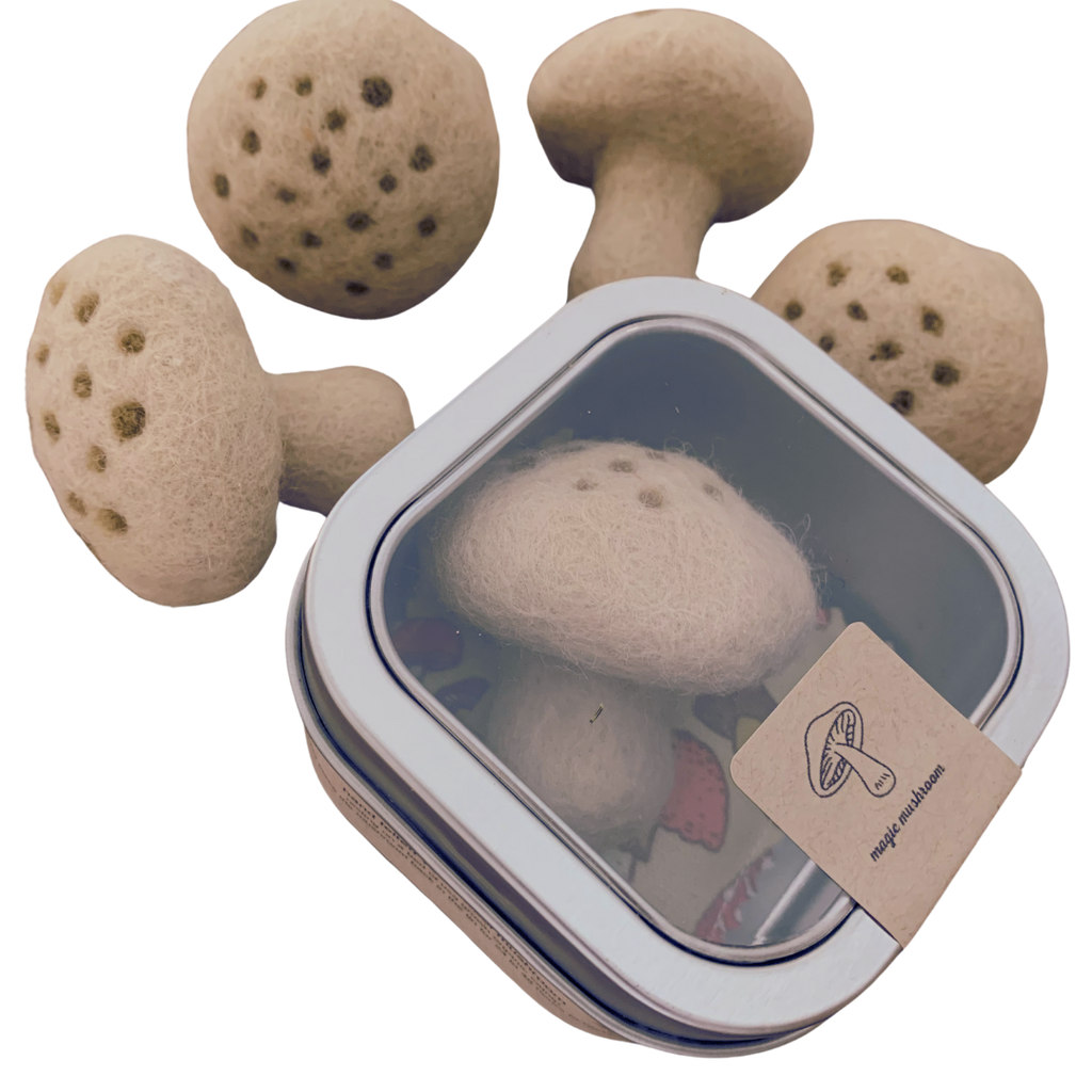 Catnip Infused Magic Mushroom, Cat Toy by Ciao Gatto