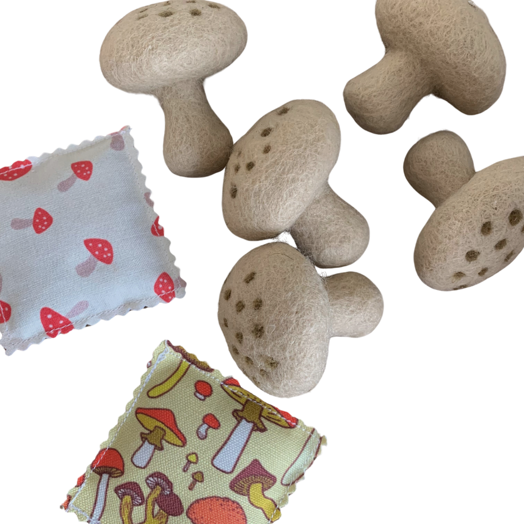 Catnip Infused Magic Mushroom, Cat Toy by Ciao Gatto