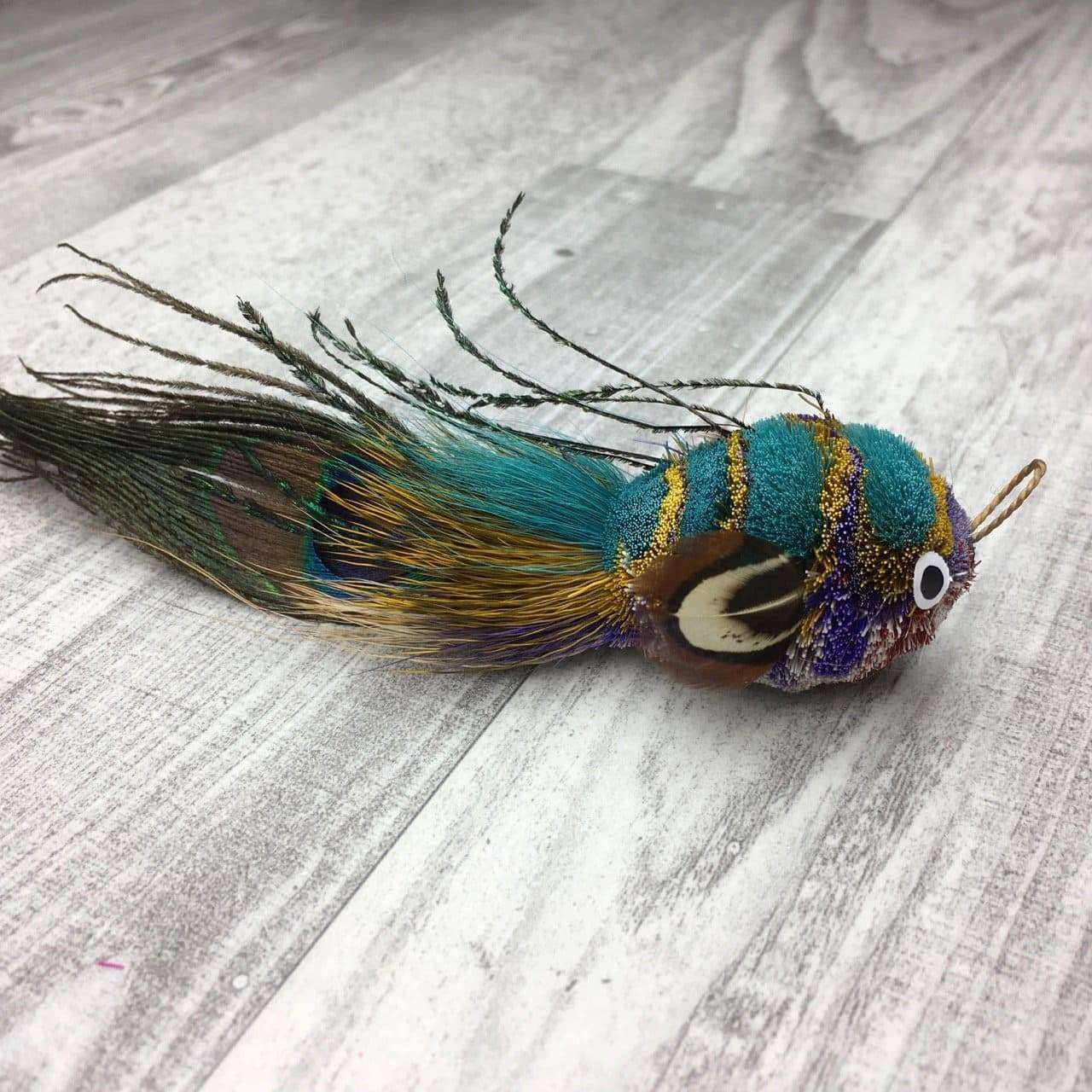Pretty Fly Fish Teaser Wand Cat Toy Replacement Lure by Catboutique