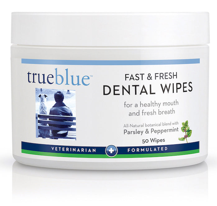 TrueBlue - All Natural Dog Dental Wipes - 50 pads, Pet Products