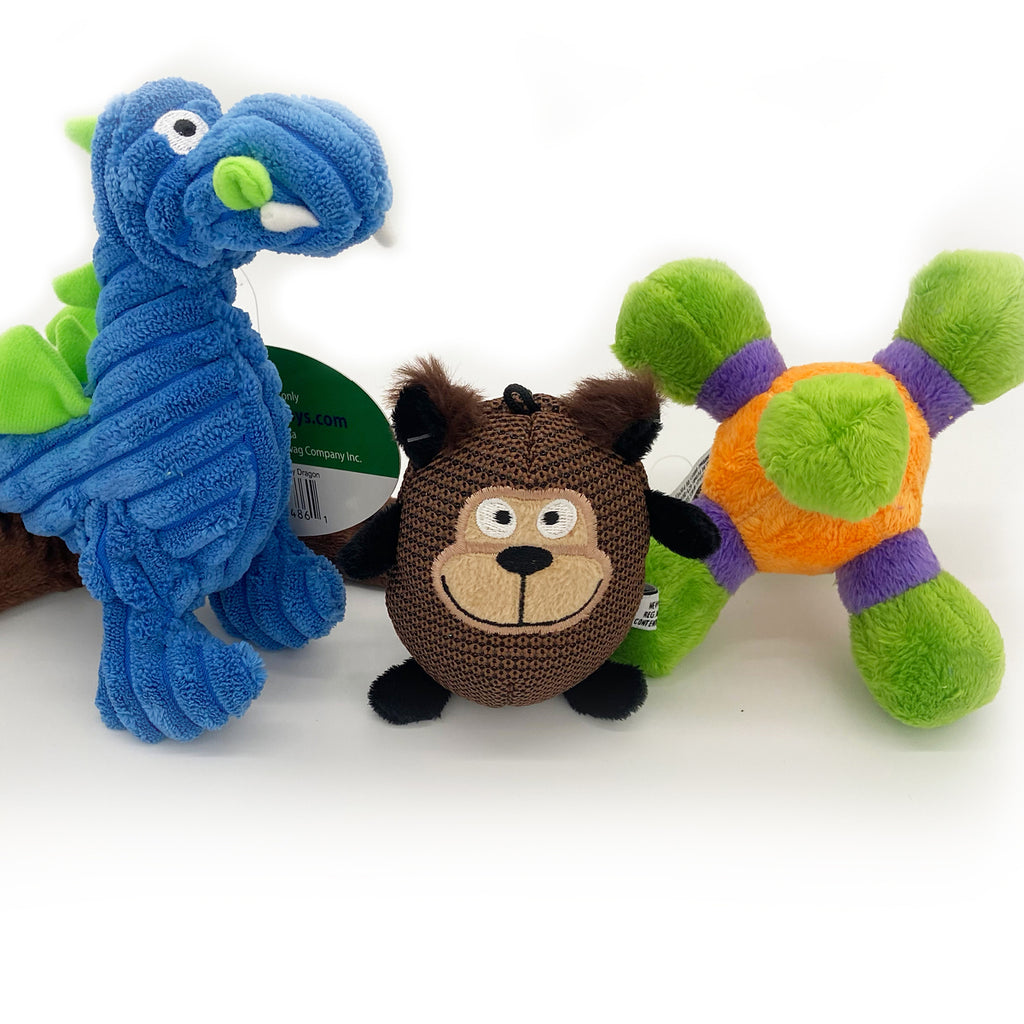Loopies - Unique Squeaky Toys Gift Pack for Small Dogs