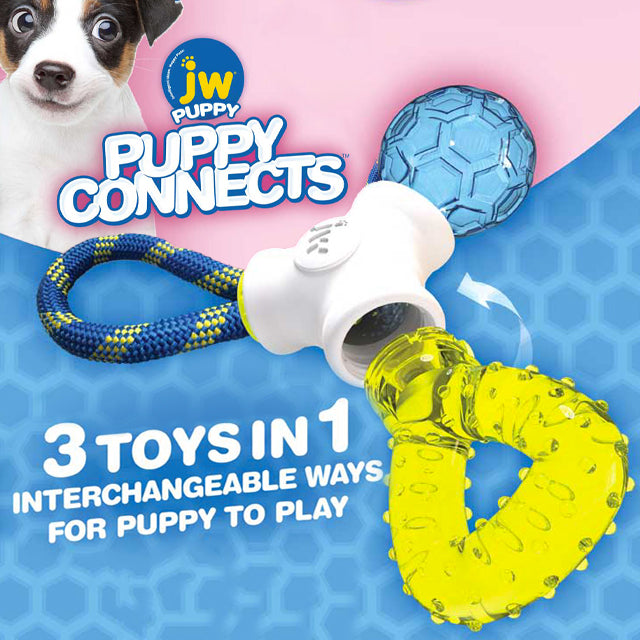 JW Puppy Connects Puppy Chew Toy - Designed for Puppies