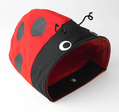Ladybug Crinkle Cat Cave by PetRageous Designs – PetDesignZ