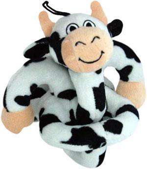 Plush Talking Cow Dog Toy - Animal Sound Chip!