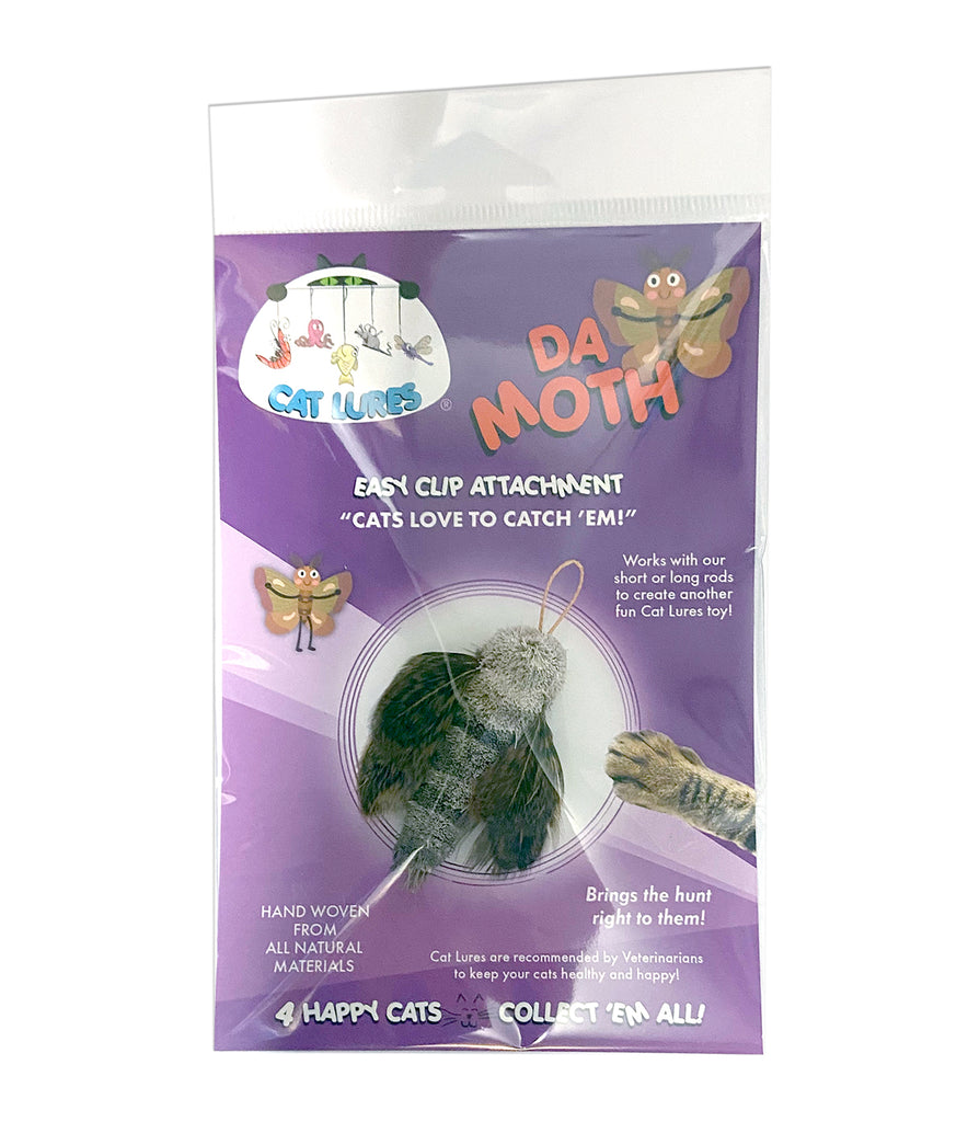 Da Moth Teaser Wand Cat Toy Replacement Lure by Go Cat