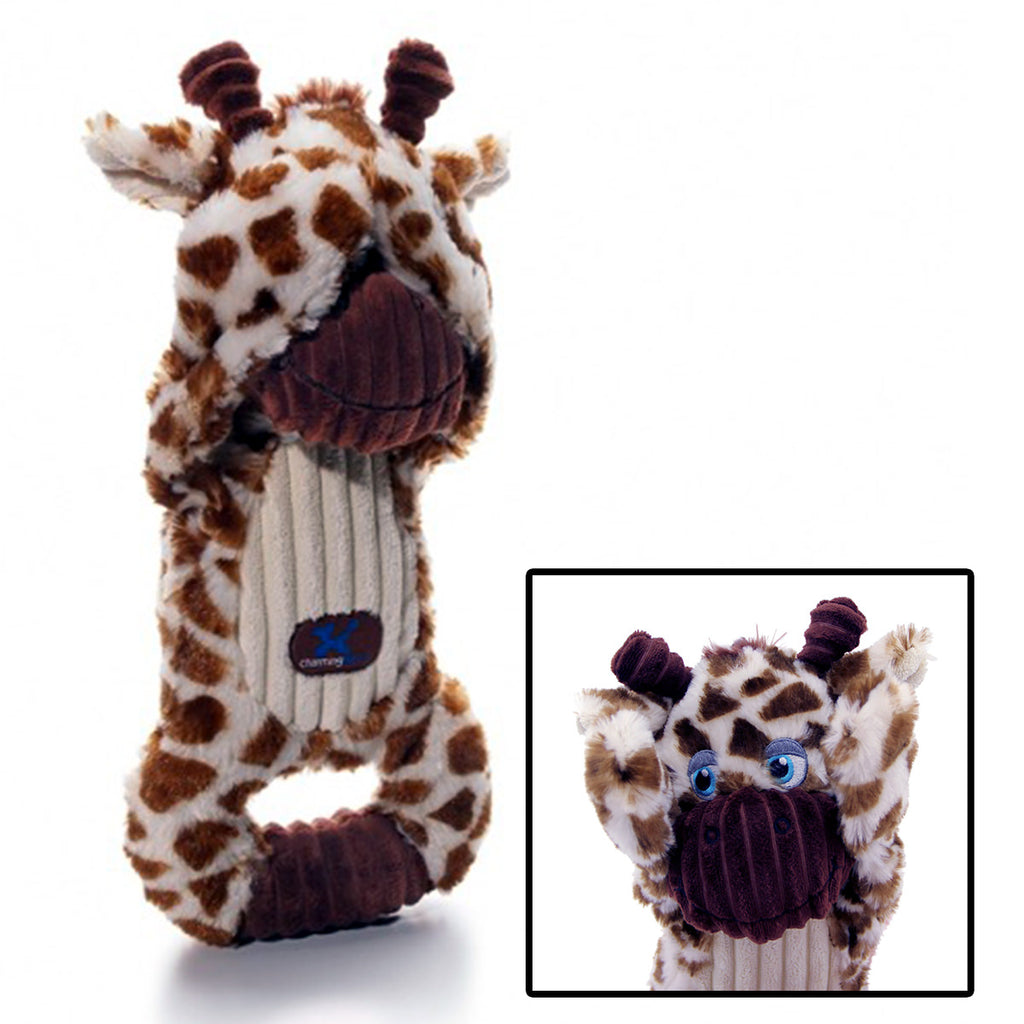Peek-A-Boos Giraffe Dog Toy by Charming Pet!