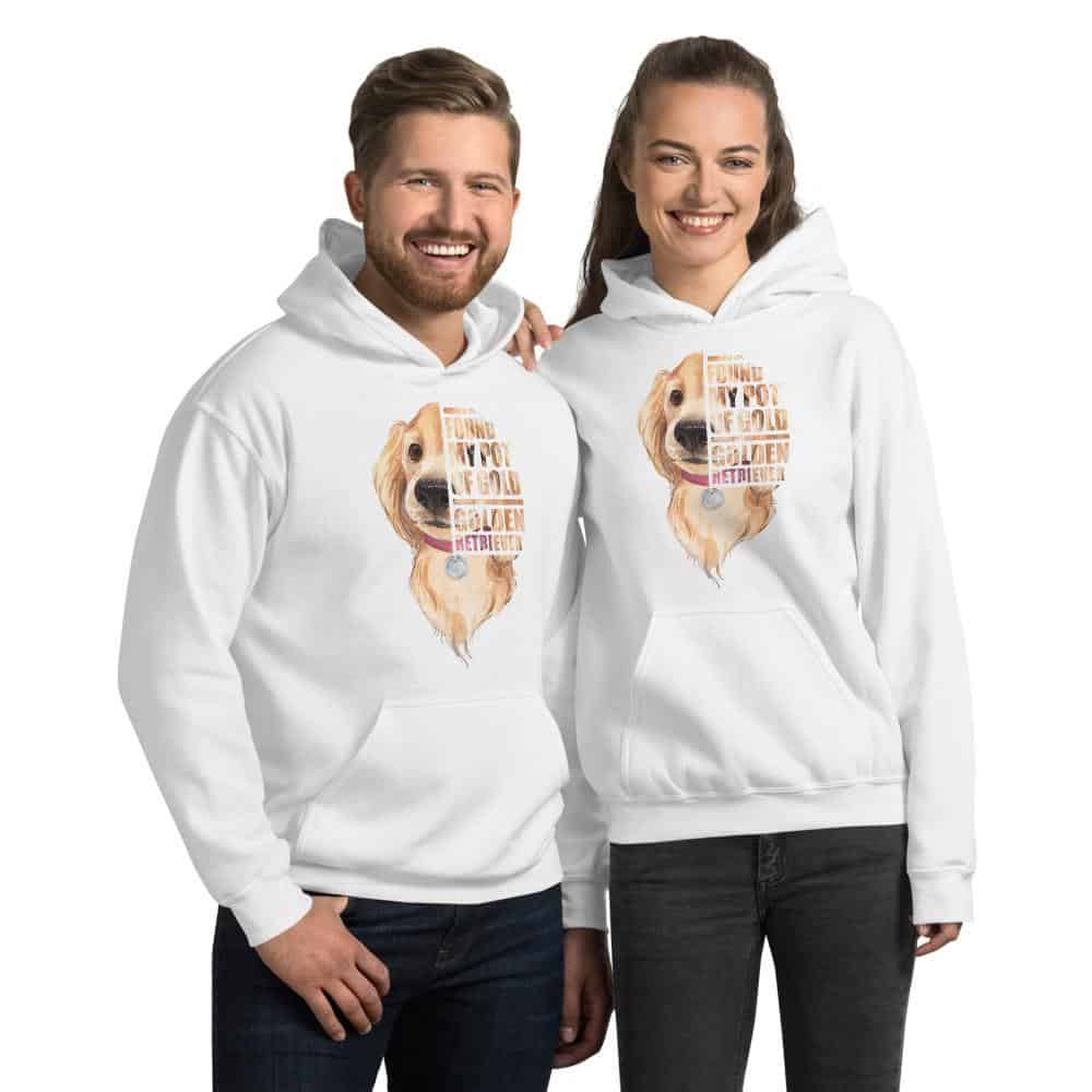 I Found My Pot of Golden Retriever Graphic Pullover Hoodie Sweatshirt Dog PetDesignz Unisex men women