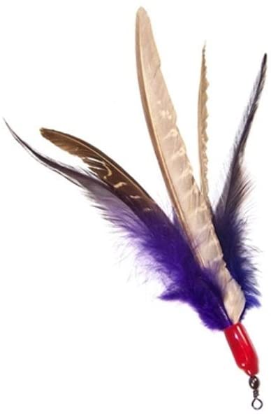 Da Bird Feathers Teaser Wand Cat Toy Replacement Lure by Go Cat