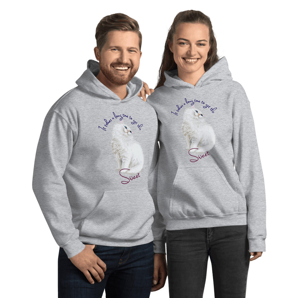 It takes a long time to Get This Sweet Cat Graphic Pullover Hoodie Sweatshirt Cat PetDesignz Unisex men women