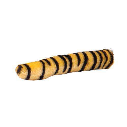 This is a Tiger Tail Catnip Plush Cat Toy by Loopies.  The tiger tail is a nine-inch plush toy loaded with catnip. The catnip is 100% organic and grown in the USA, which helps the catnip stay fresher longer. These toys are great for back leg kicking/scratching and hugging. These toys are made to last longer than other product on the market.