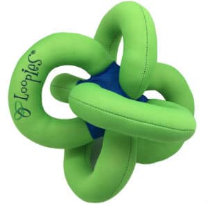 Green Water Loopies Dog Toy, Fetch for the Water, by Loopies