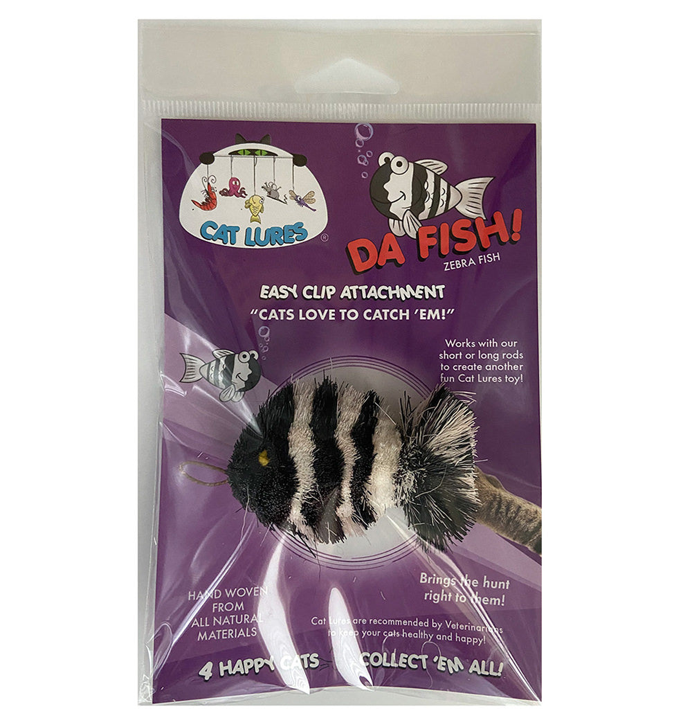 Go Cat Da Bird Cat Toy Refill Accessories, Da Zebra Fish