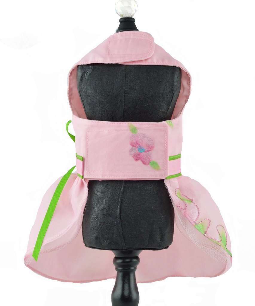 Spoiled Dog Designs - Pink Sheer Dog Pet Harness Dress