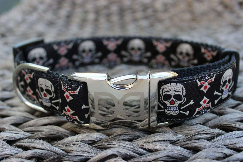 Billy Bones Custom Engraved Dog Collar by Diva Dog PetDesignz