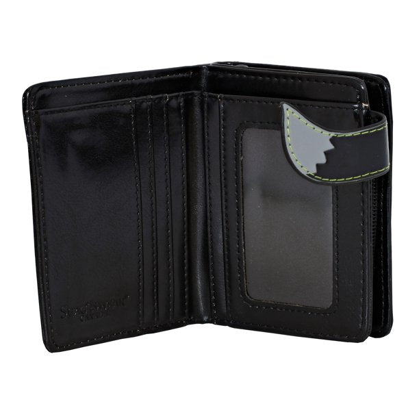  FOXLOVER Women's Small PVC Faux Leather Wallet - Zip