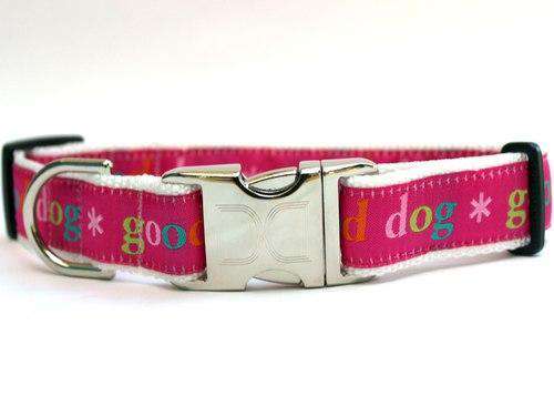 Good Dog Custom Engraved Dog Collar by Diva Dog PetDesignz