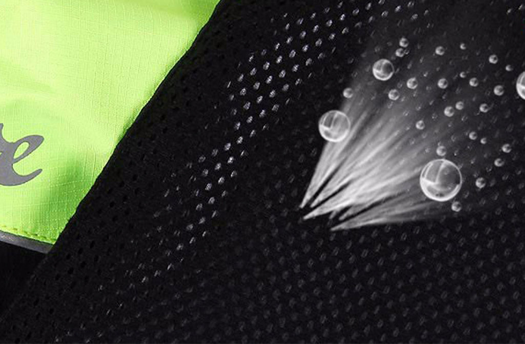Truelove - Waterproof Reflective Dog Rain Jacket for Winter - Green/Grey, Orange/Grey