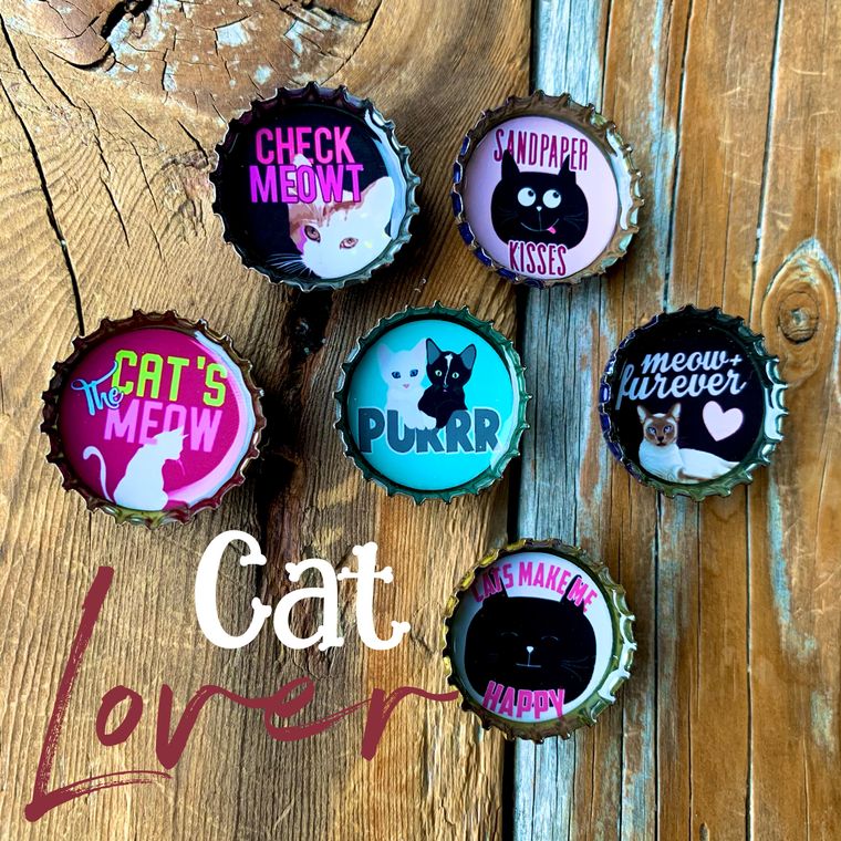 Cat Lover Magnet - Six Pack - by Kates Magnets