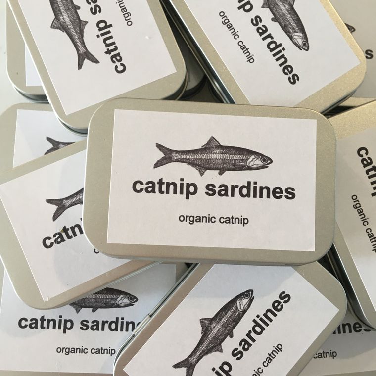 Organic Catnip Stuffed Sardines - Irresistible Cat Toy