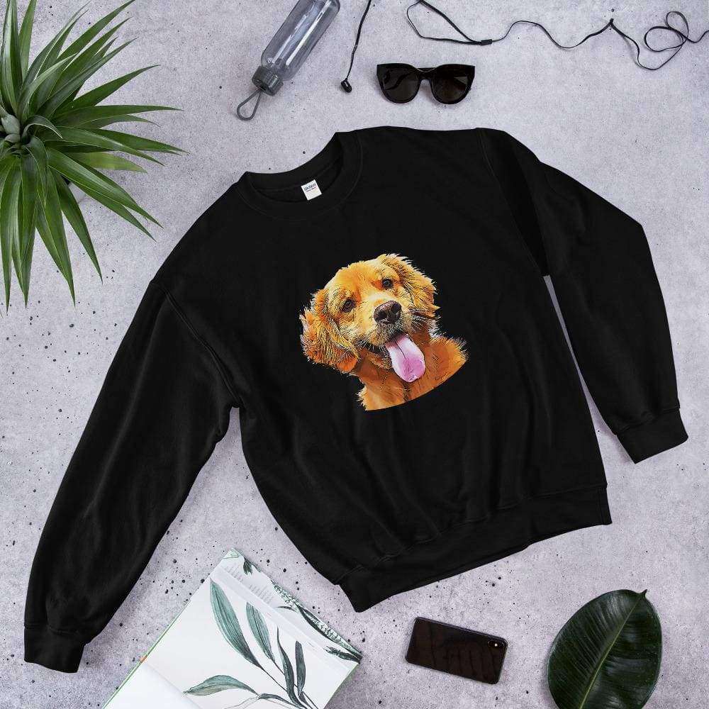 PetDesignz - Graphic Crewneck Sweatshirt - Golden Retriever