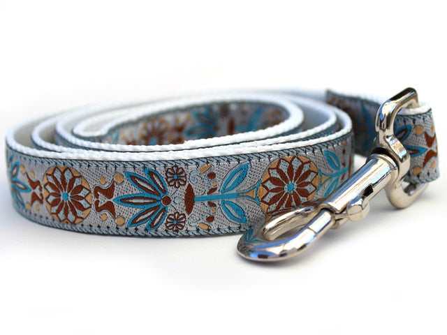 Boho Morocco Dog Collar by Diva Dog (Optional Matching Leash Available)