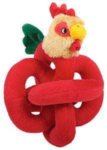 Talking Rooster Plush Dog Toy - Animal Sound Chip!