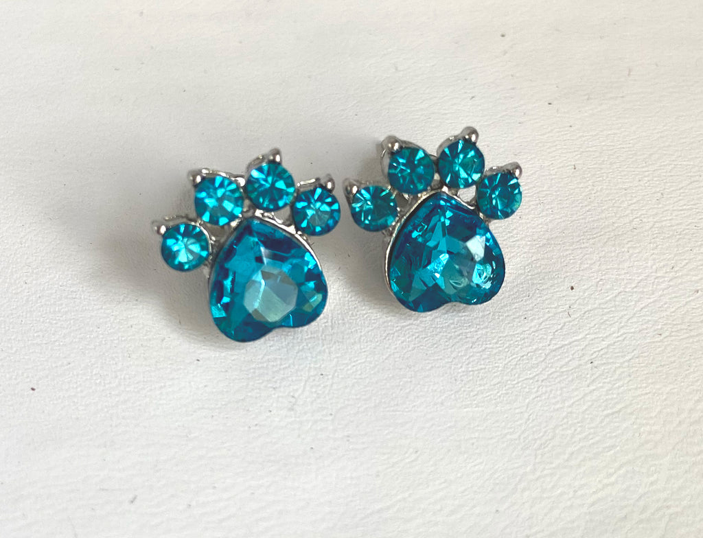 Sky Blue Gemstone Paw Bundle - Artisan Jewelry Set