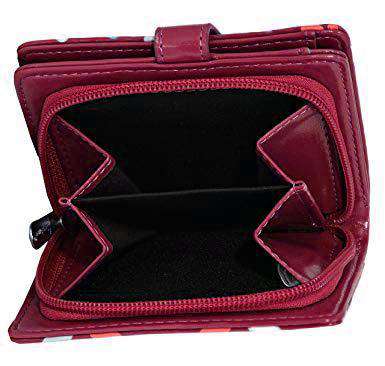 Shag Wear Bear Paw Animal Print Wallet For Men & Teens - Vegan Faux Leather Brown Wallet